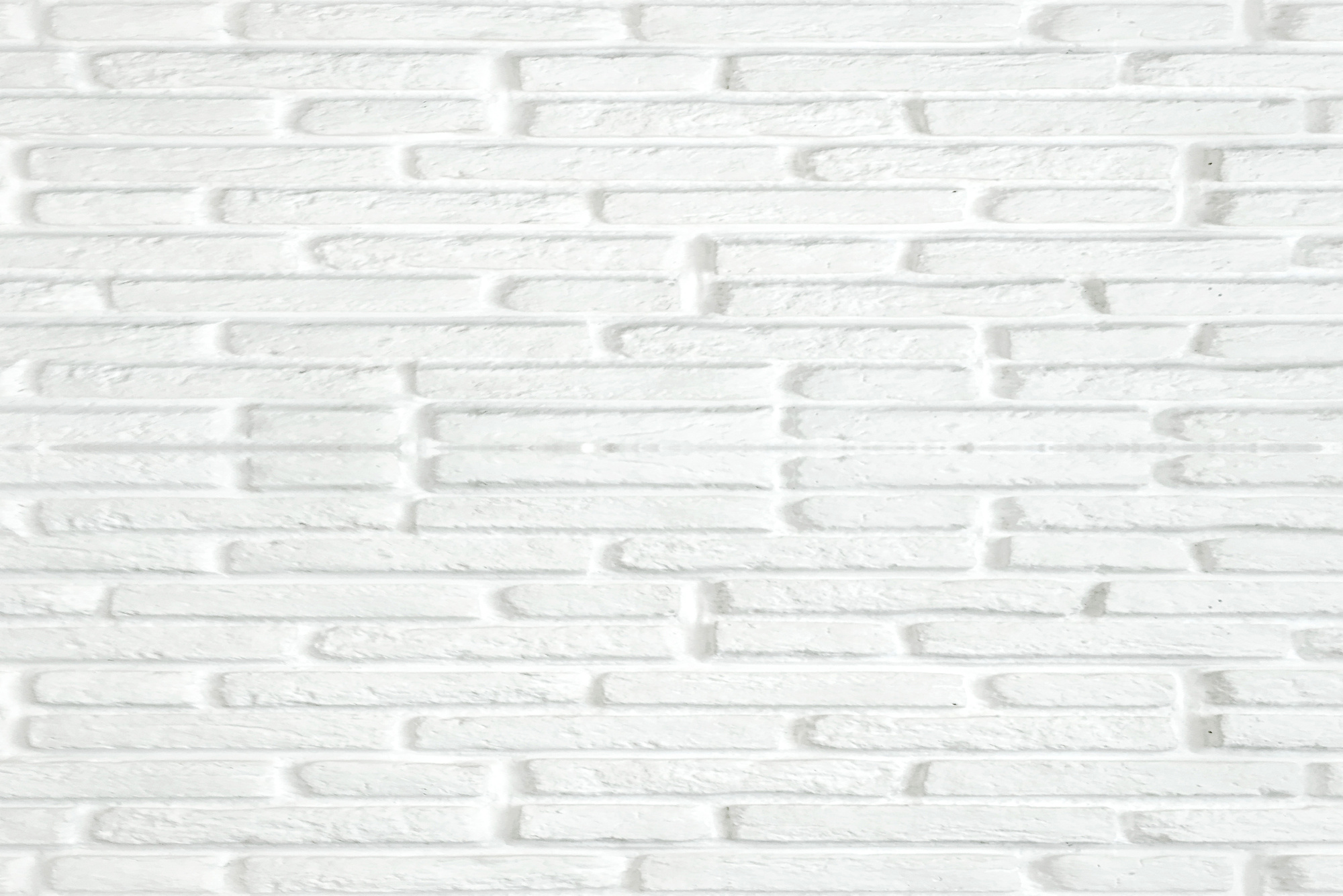 White Brick Wall Texture Background 